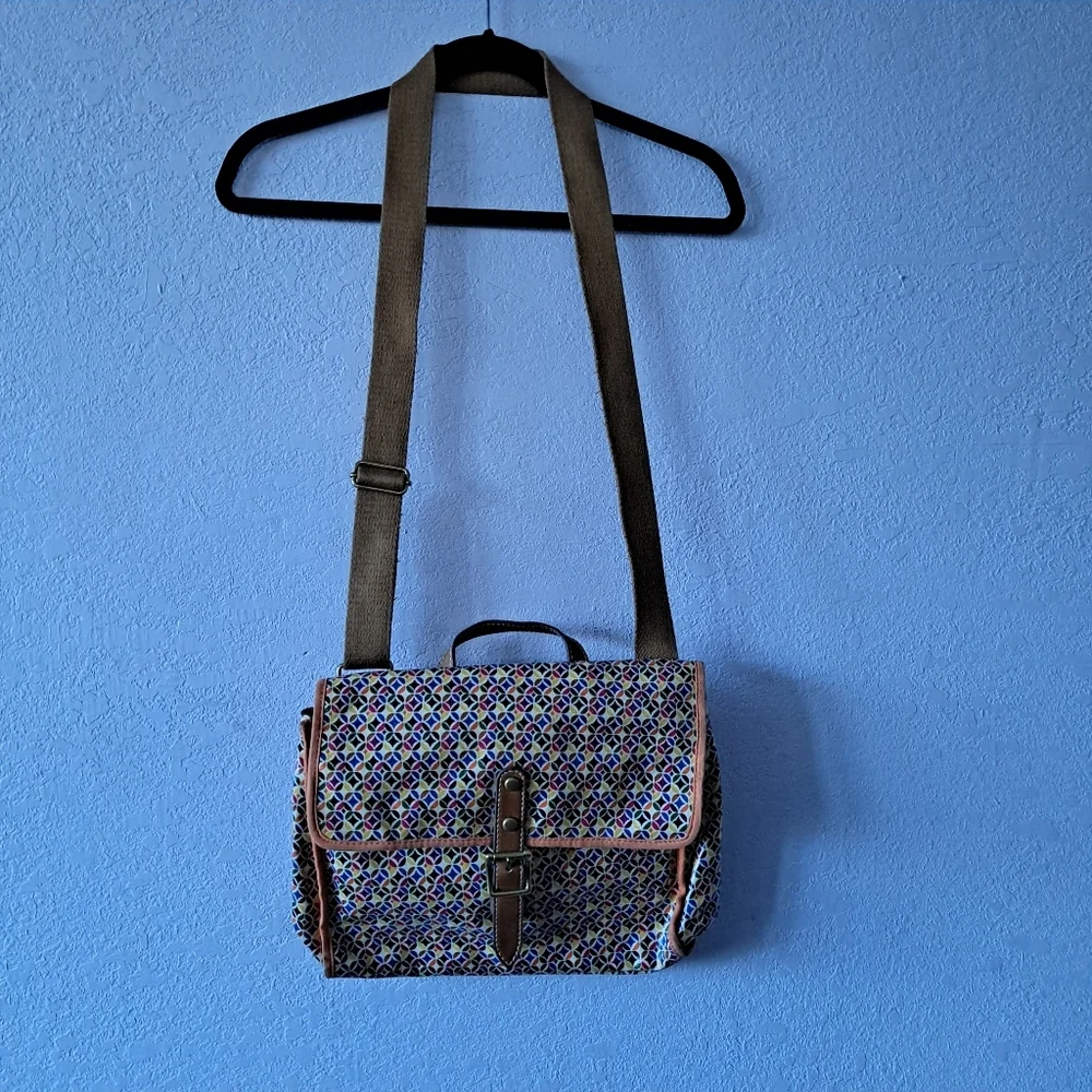 FOSSIL Multi-Color Crossbody Geometric Purse - Picture 2 of 9